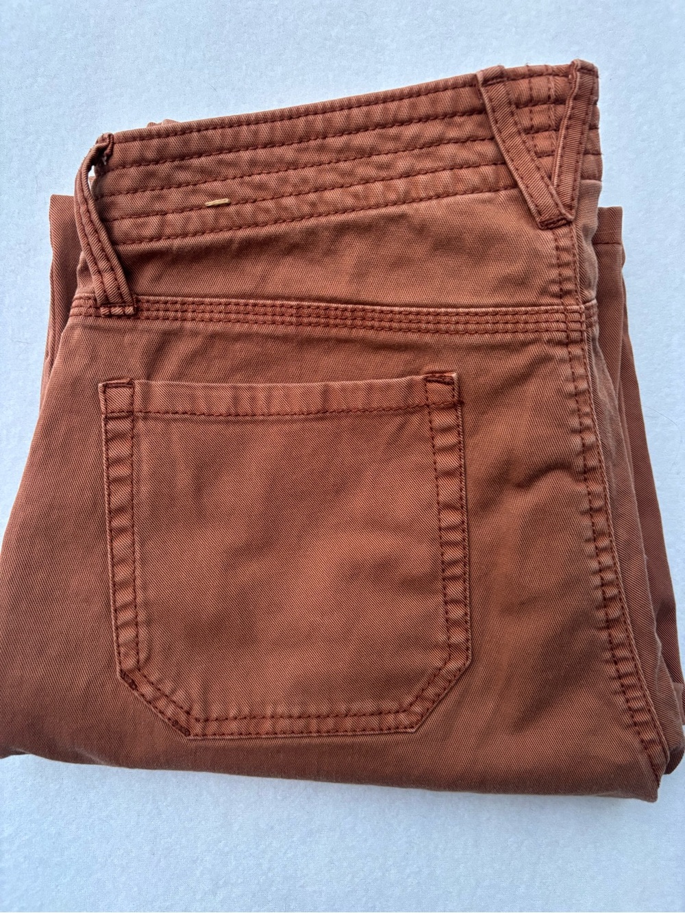 Prana Burnt Orange Straight-Leg Pants - Picture 10 of 11